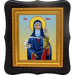 Святая Камилла. Икона на холсте.