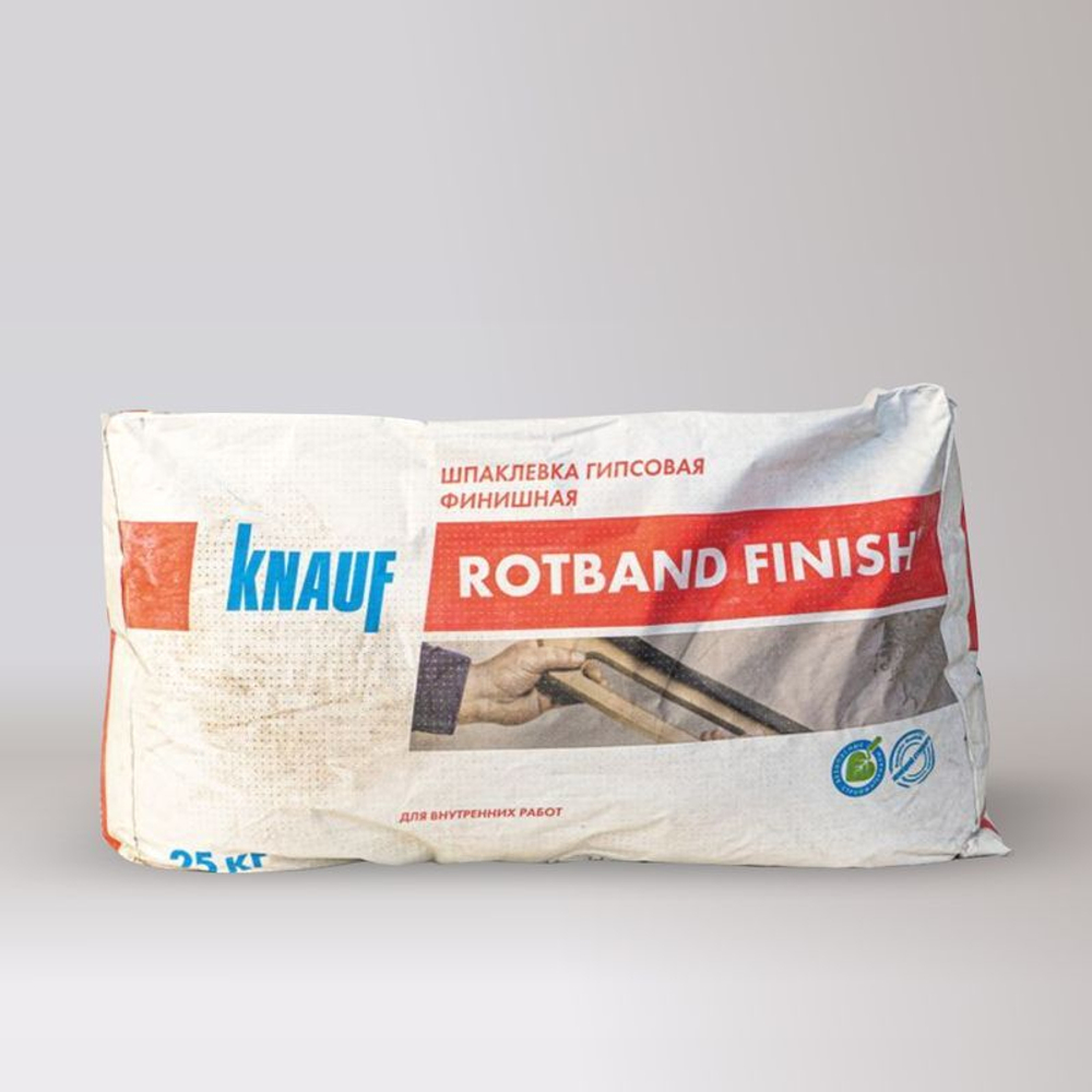 Шпаклевка гипсовая финишная Кнауф Ротбанд Финиш, 25 кг
