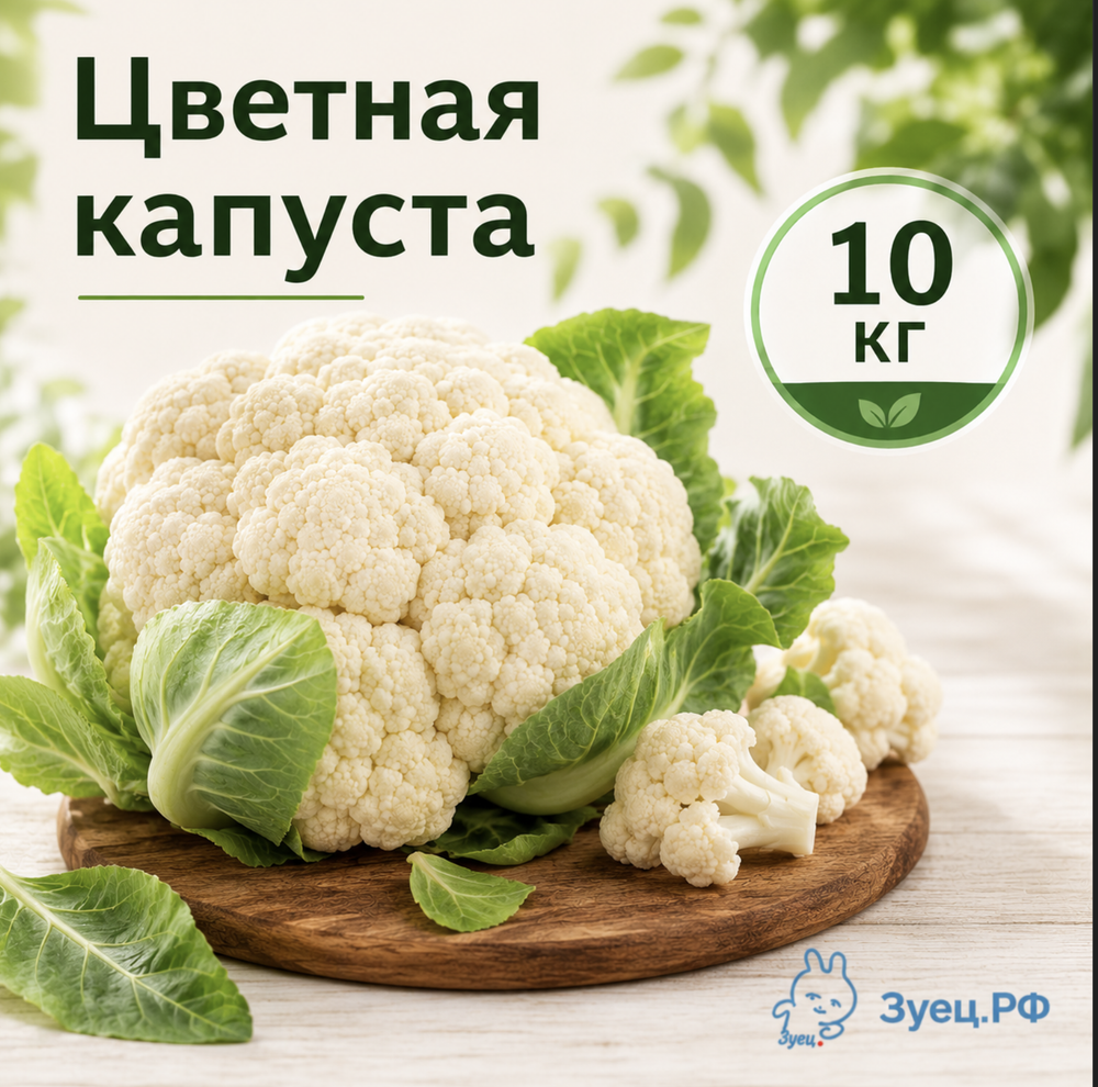 Цветная капуста быстрозамороженная 10 кг