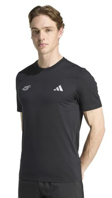 Мужская теннисная футболка Adidas Tennis Graphic - black