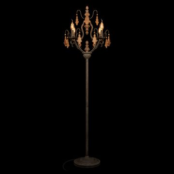 Торшер 4*Е14 10559F античный черный Chateau LOFT IT
