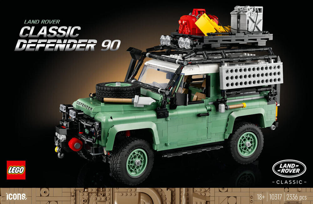 Конструктор LEGO Icons 10317 Land Rover Classic Defender 90