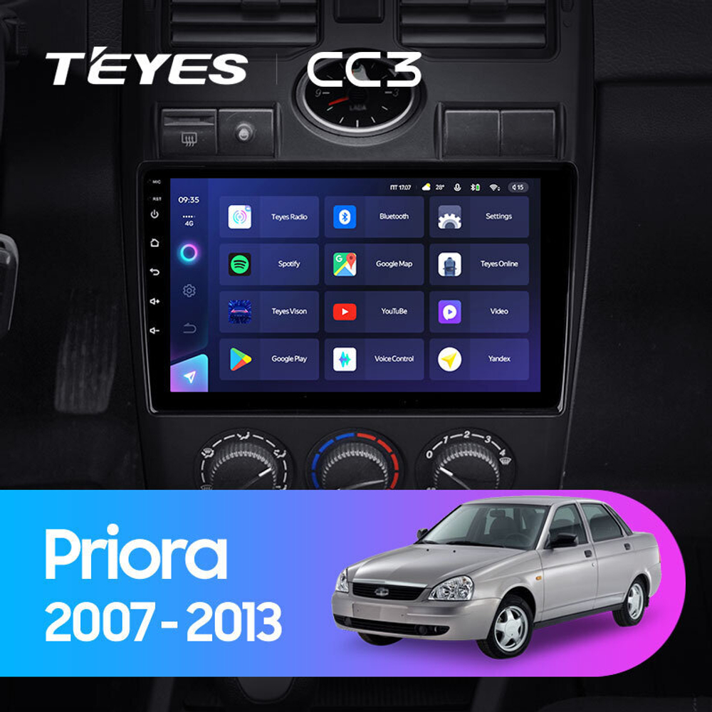 Teyes CC3 9" для LADA Priora 2007-2013