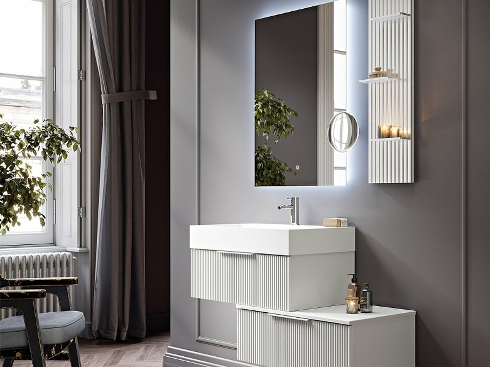 Тумба под раковину Cezares Premium 70 55416 подвесная Bianco opaco