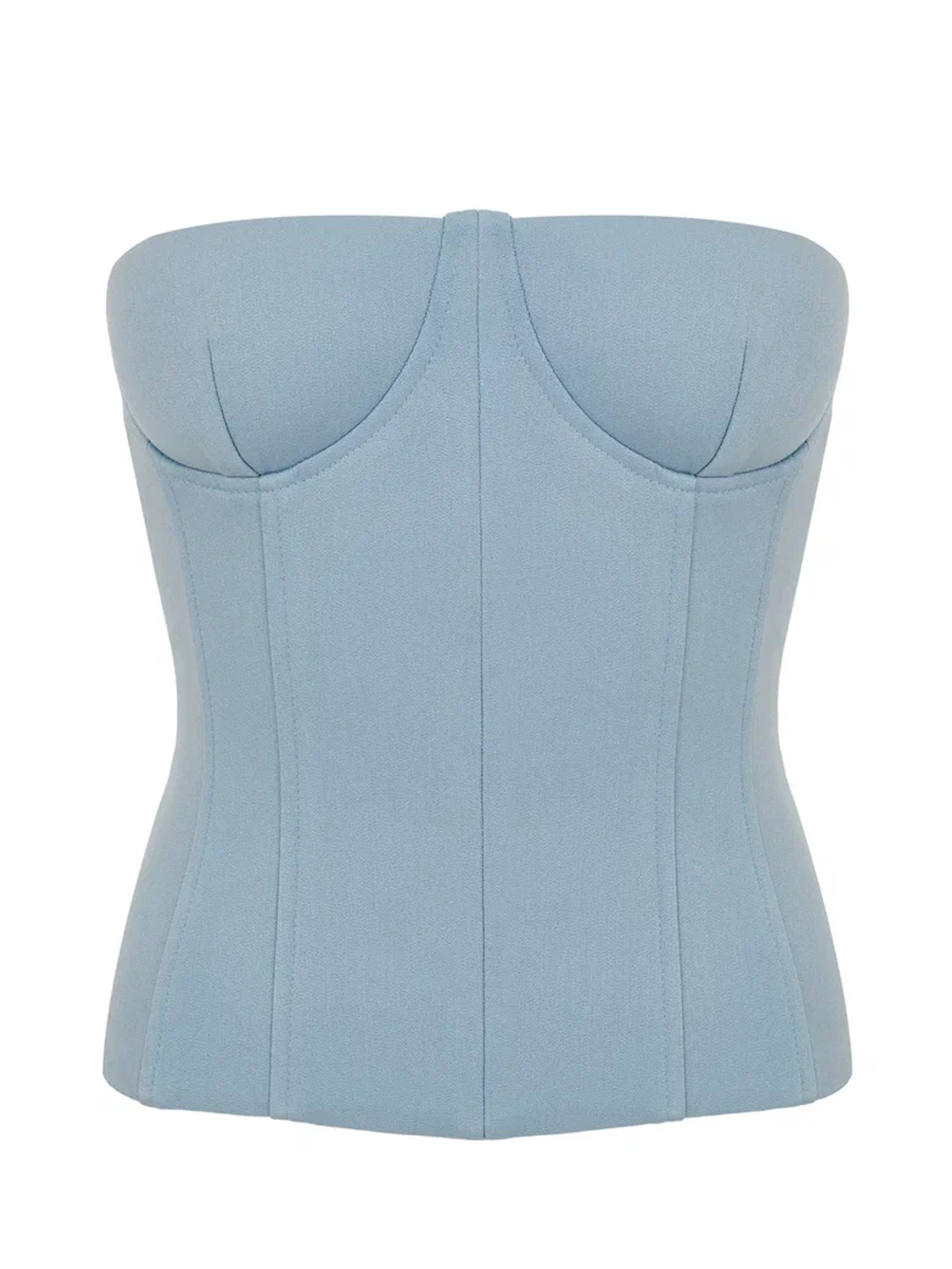 Корсет из костюмной ткани