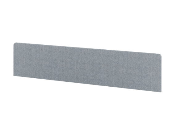 Экран фронтальный ЛДСП ткань Romeo 1500х370х32 512072-013 Сильвер