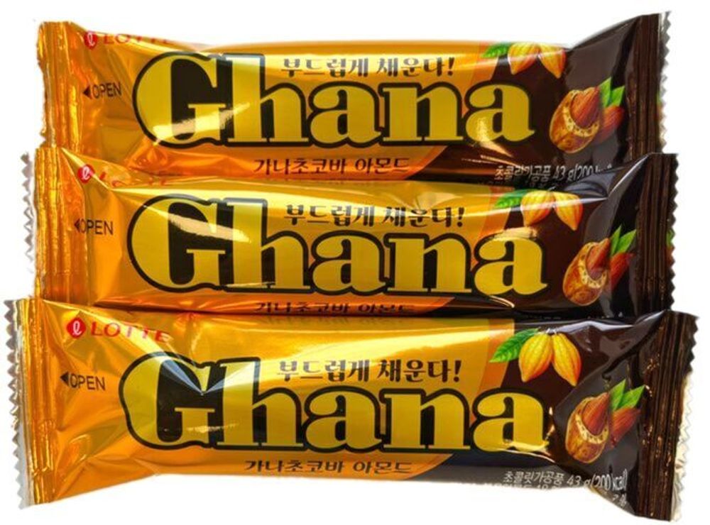 Шоколадный батончик GHANA CHOCOBAR