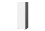 Айвори-1 Шкаф Графит/Белый
