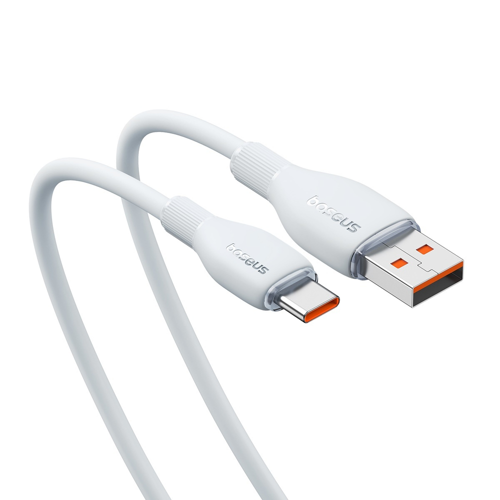 Type-C Кабель Baseus Pudding Fast Charging USB to Type-C 100W - White