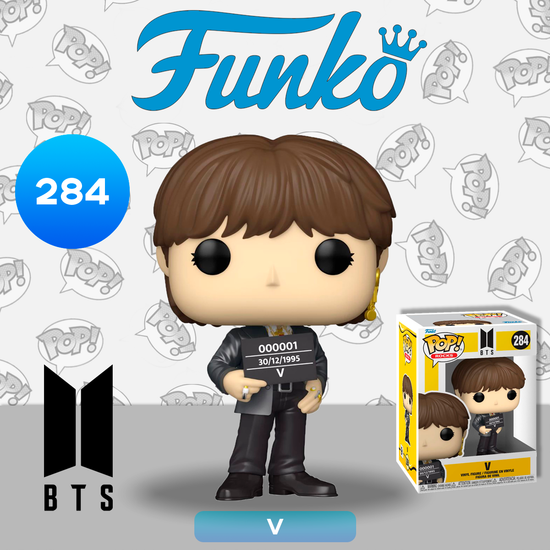 Фигурка Funko POP! Rocks BTS Butter V (284) 64049 / Фигурка в виде музыканта группы "BTS", Ким Тхэхён
