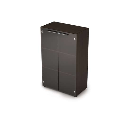 4Ш.017.3 Шкаф средний со стеклом (798*435*1277)