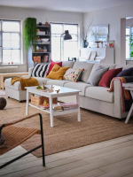 Угловой 4-местный диван с шезлонгом - IKEA VIMLE/ВИМЛЕ ИКЕА, 322х164х68 см, бежевый