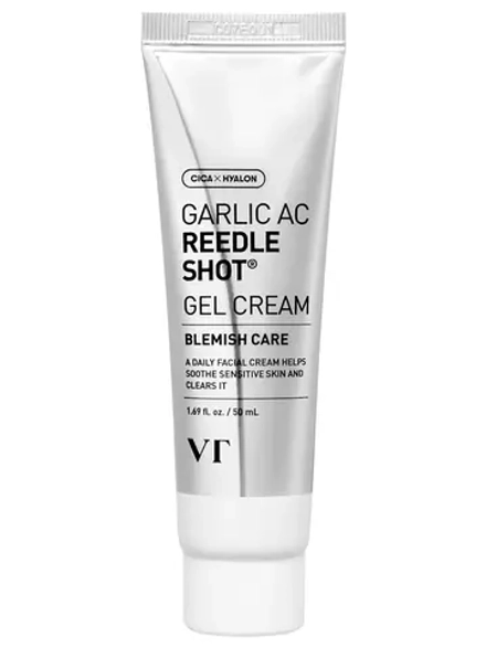 VT Cosmetics Противовоспалительный гель-крем с экзосомами чеснока и микроиглами Garlic AC Reedle Shot Gel Cream 50 мл