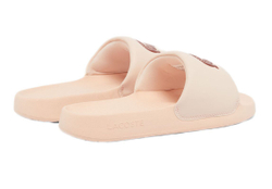 Сланцы Lacoste Serve Slide 1.0 - light pink/burgundy
