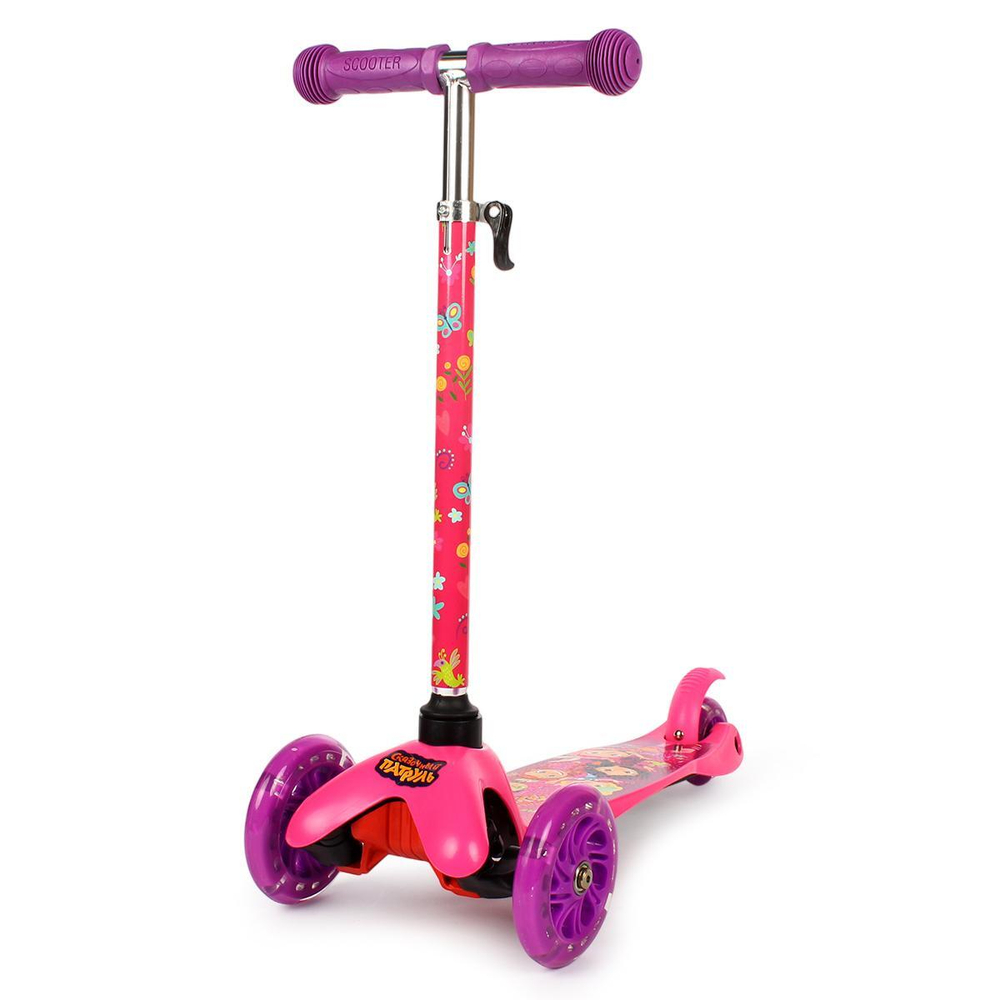 Самокат 3кол. Сказочный патруль, 120 и 80 мм, арт. S00022-SP