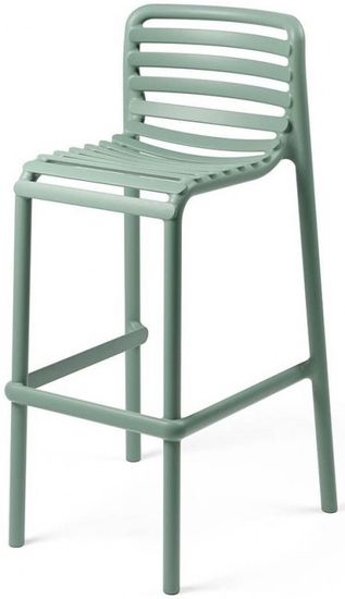 Стул пластиковый барный Doga Stool Италия Мятный