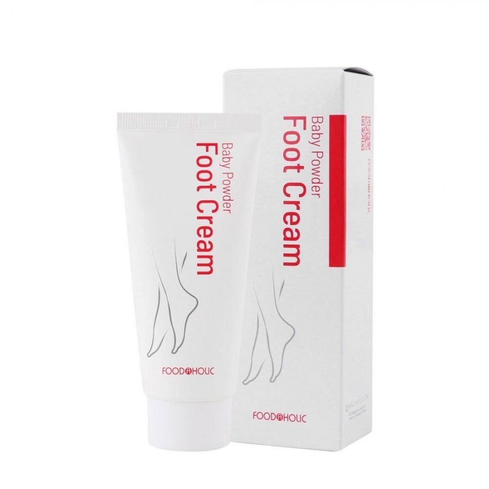 FoodaHolic Baby Powder Foot Cream крем для ног с детской пудрой