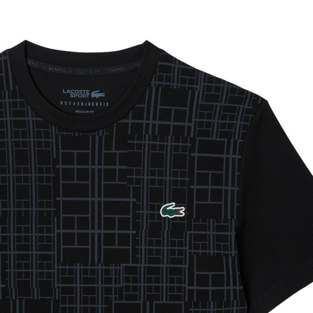 Теннисная футболка Lacoste Tennis x Novak Djokovic - black
