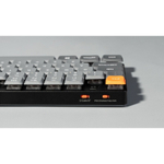 Беспроводная механическая ультратонкая клавиатура QMK Keychron K1 Max, 87 клавиш, Hot Swap, RGB-подсветка, Gateron Red Switch (K1M-H1-RU)