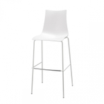 Стул барный пластиковый Scab Design Zebra Technopolymer, лен