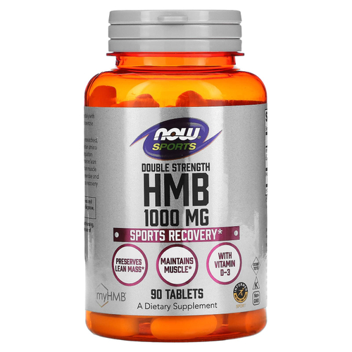 NOW Foods, Sports, HMB, 1000 мг, 90 таблеток