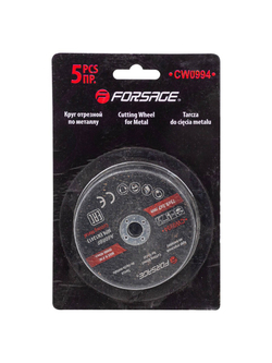 Круг отрезной 75x9.5x2мм (5шт./к-т) Forsage F-CW0994