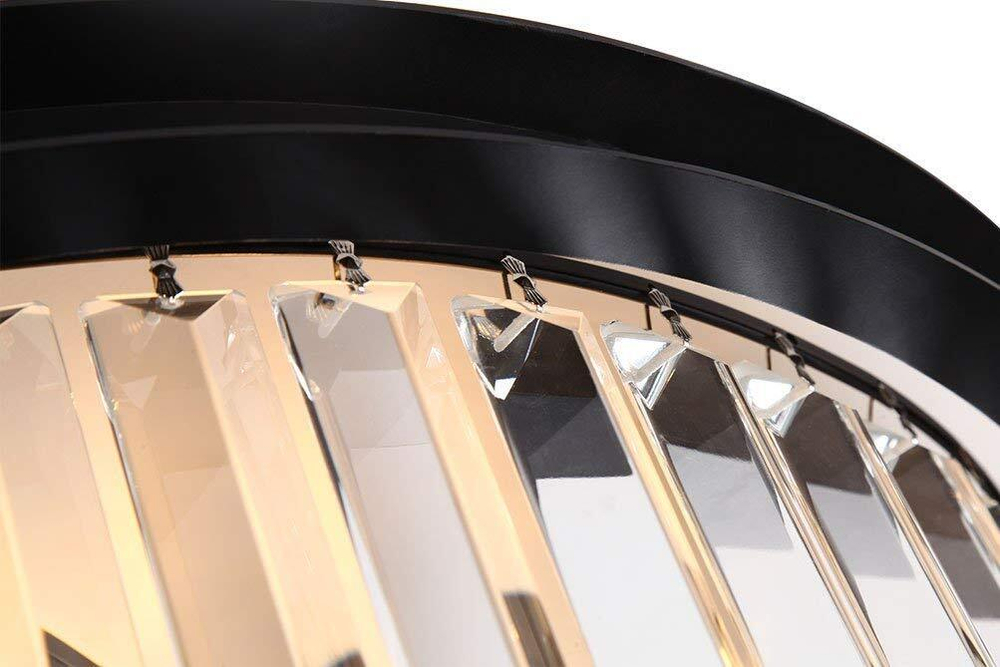 Люстра Odeon 6B/P black/clear