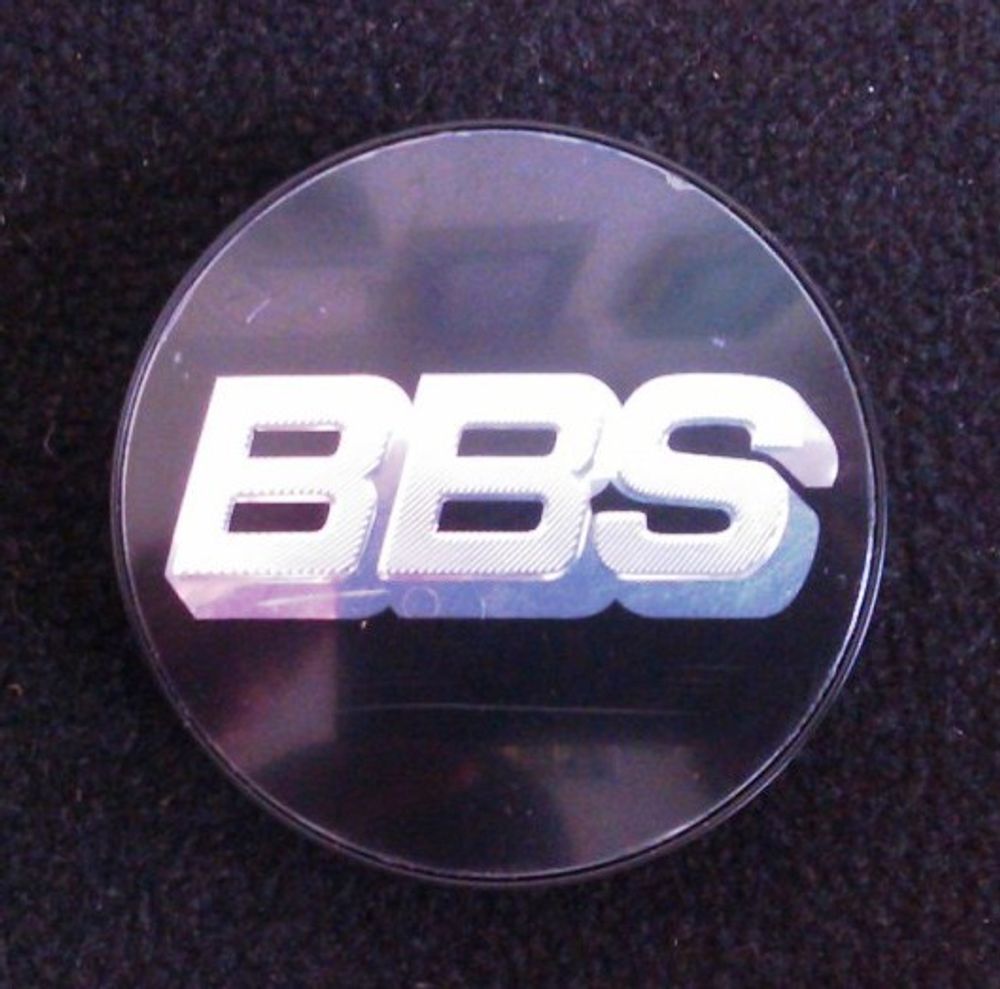 Крышка центрального отверстия BBS 56.0 мм silver/black