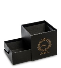 WG-100-C Коробка подарочная «Букет с сюрпризом» цв.черный