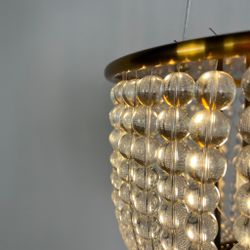 Потолочная Люстра Jacqueline White Sconce Brass By Imperiumloft