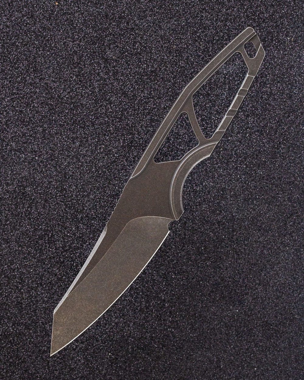 ПРЕДЗАКАЗ Туристический скелетный нож STEELBRO STORMBORN Blackwash сталь DC53 (черный-черный)