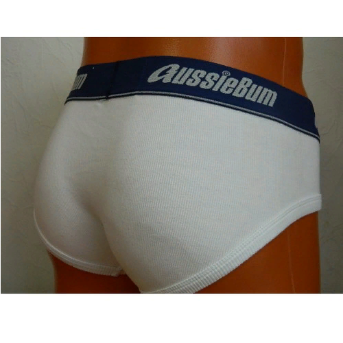 Мужские трусы брифы белые Aussiebum AB00116