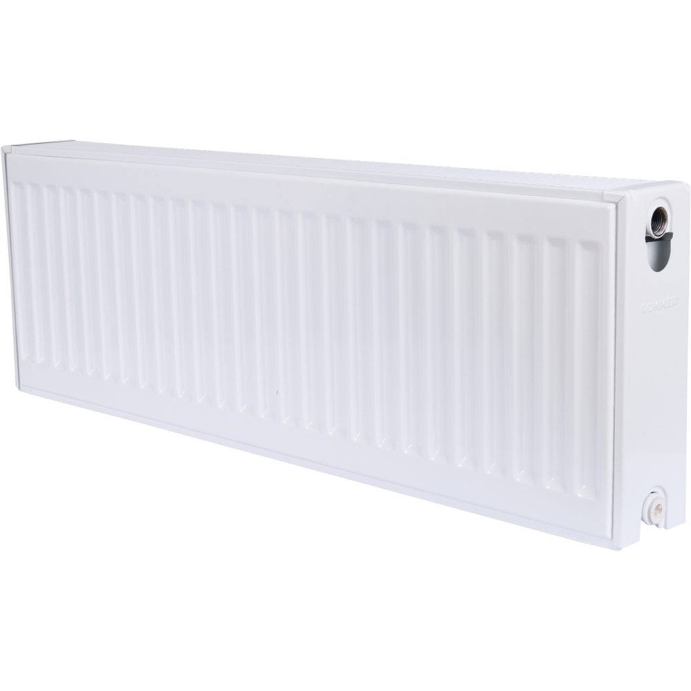 ROMMER 22 /300/900 радиатор стальной панельный боковое подключение Compact (цвет RAL 9016)
