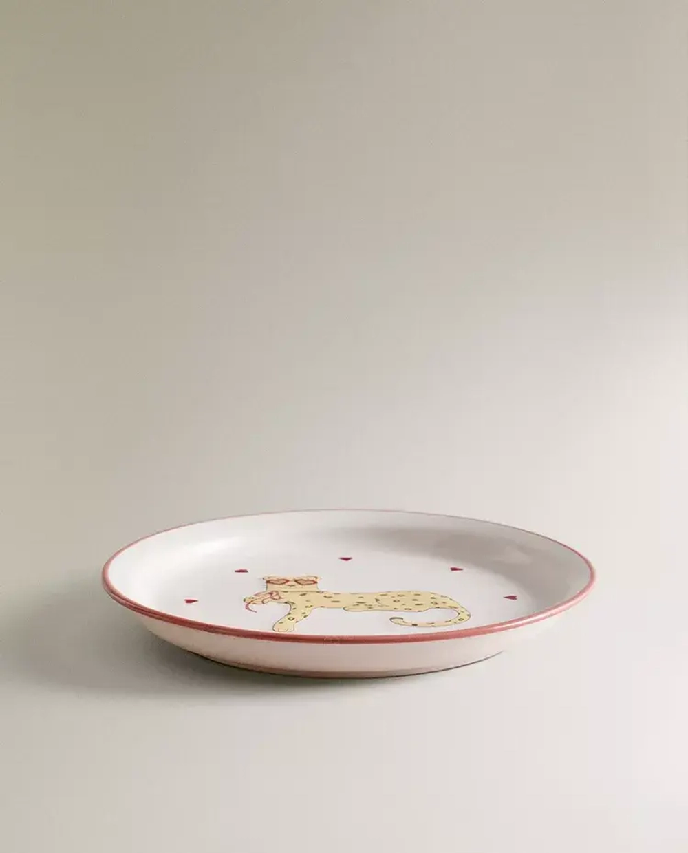 ZARA HOME ДЕТСКАЯ КЕРАМИЧЕСКАЯ ТАРЕЛКА, РАЗНОЦВЕТНЫЙ