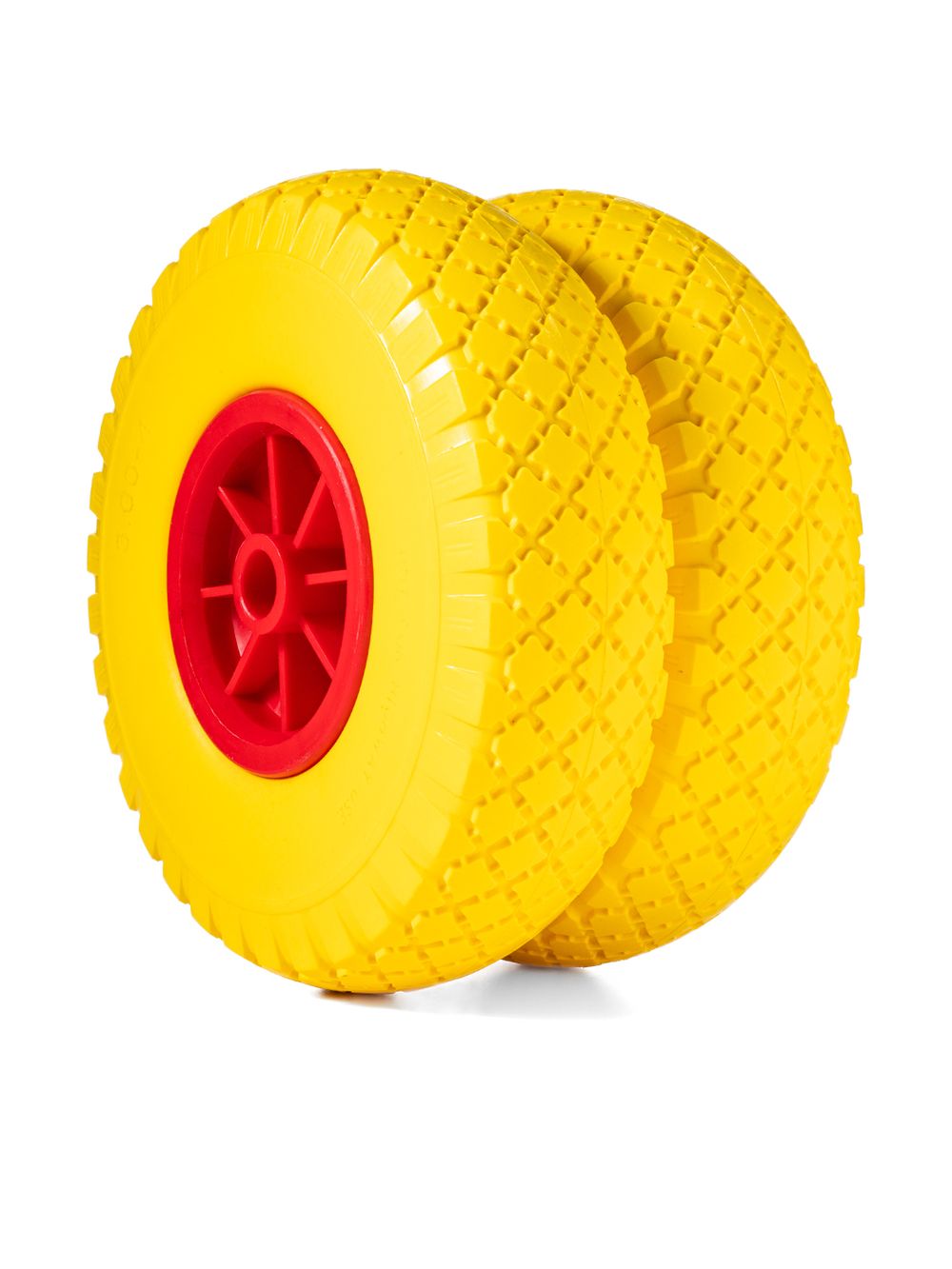 Колесо с цельнолитой полиуретановой шиной, 2шт, d 260мм, ось 20мм