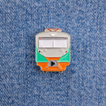 Значок электропоезд ЭД4М серо-зеленый