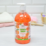 Гель для душа "CANDY SHOP" Абрикосовый пунш 1л с дозатором