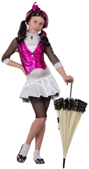 Карнавальный костюм Дракулаура размер 36, рост 140 см. (5073-36)