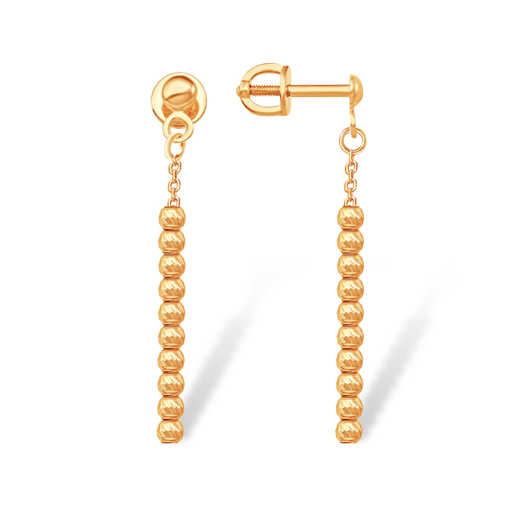 Серьги из золота 585 пробы