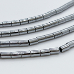 Гематит (имитация), цвет микс, размер около 6*3,9 мм, цена за 32 шт (1/2 нити)