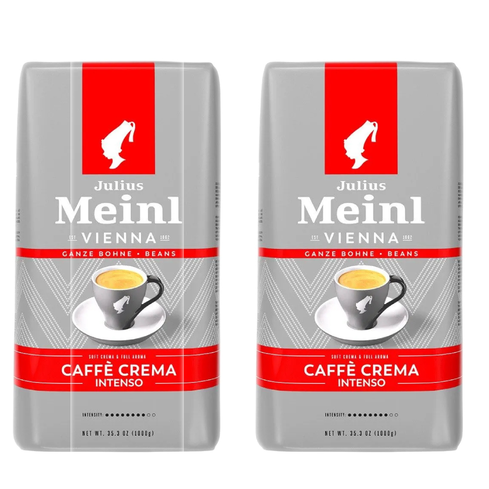 Кофе в зернах Julius Meinl Caffe Crema Intenso, 1 кг (Юлиус Майнл) х 2 шт