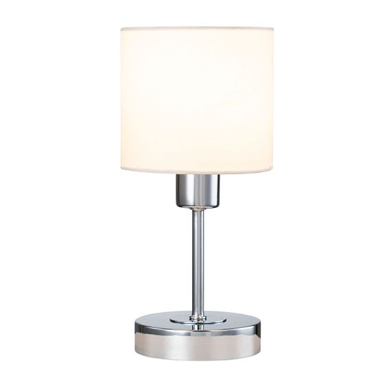 Настольная лампа Escada Denver 1109/1 Chrome/Beige