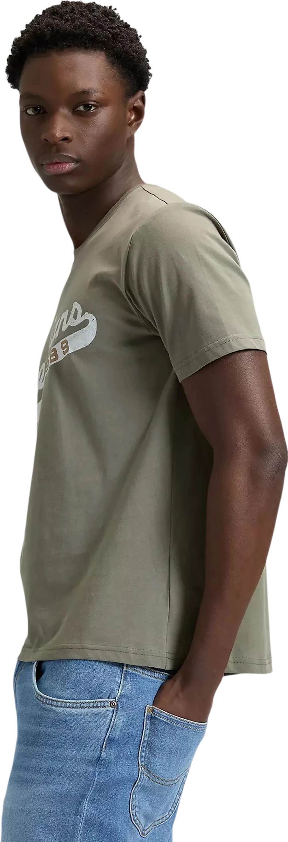 Футболка мужская LEE LEE JEANS TEE LICHEN OLIVE