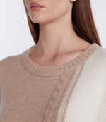 Хлопковый свитер Marc Cain - бежевый(VS 41.36 M67)