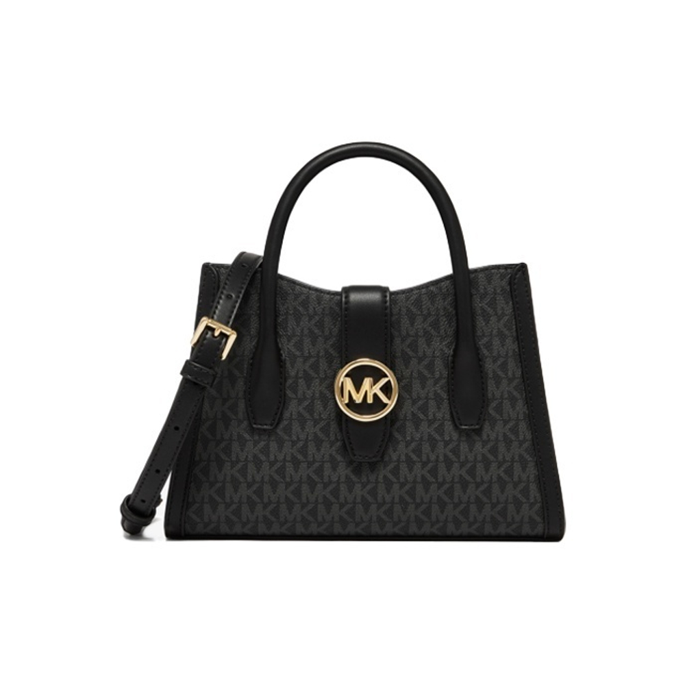 Michael Kors Gabby Small Logo Satchel Black