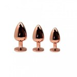 Анальная пробка Tralalo Rose Gold от Wooomy