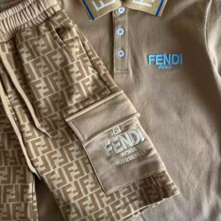 Детские шорты и поло Fendi для мальчика