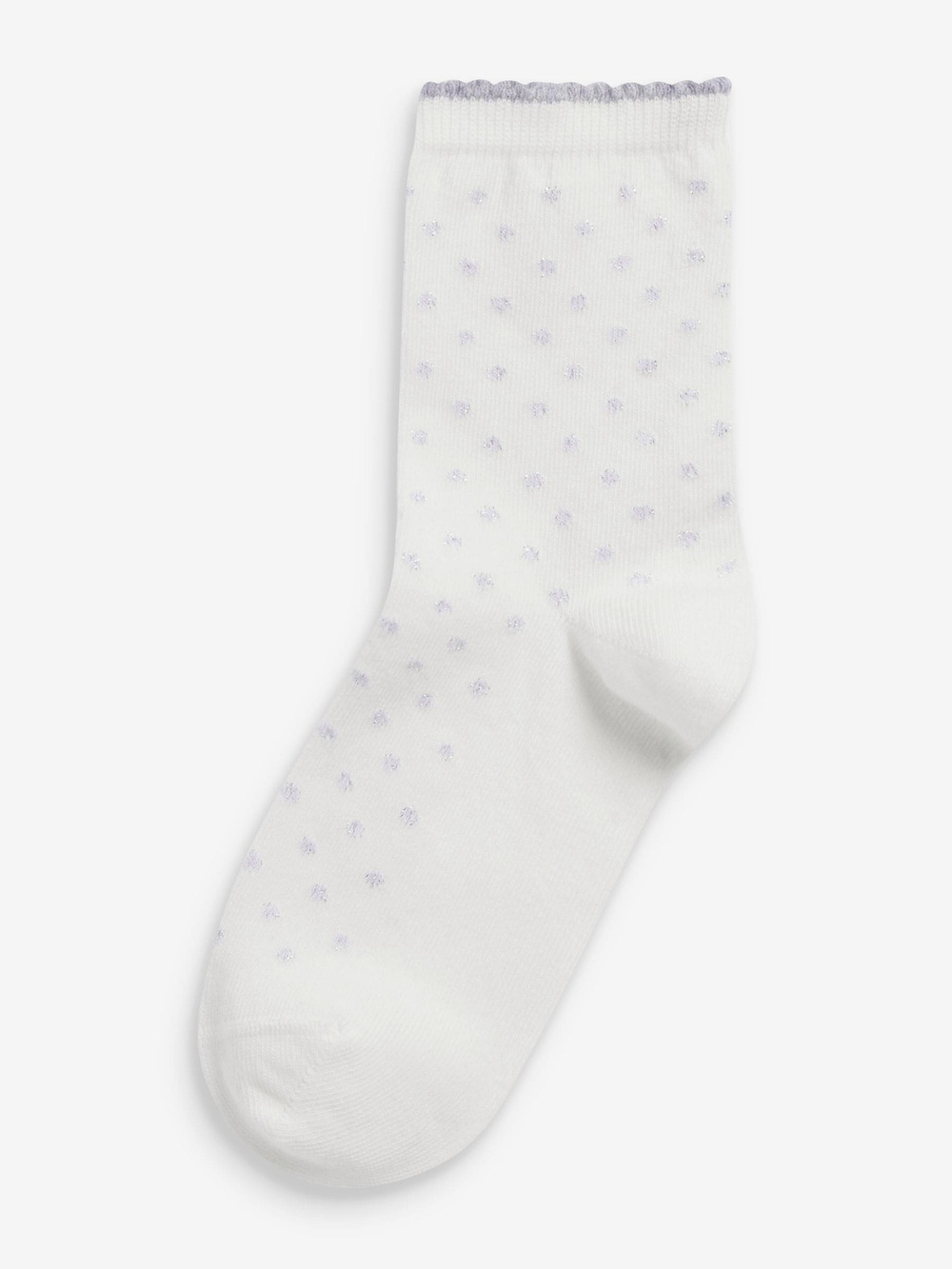 Носки хлопковые для девочки Next 223-327, 7 шт., Розовый, Серый, Белый