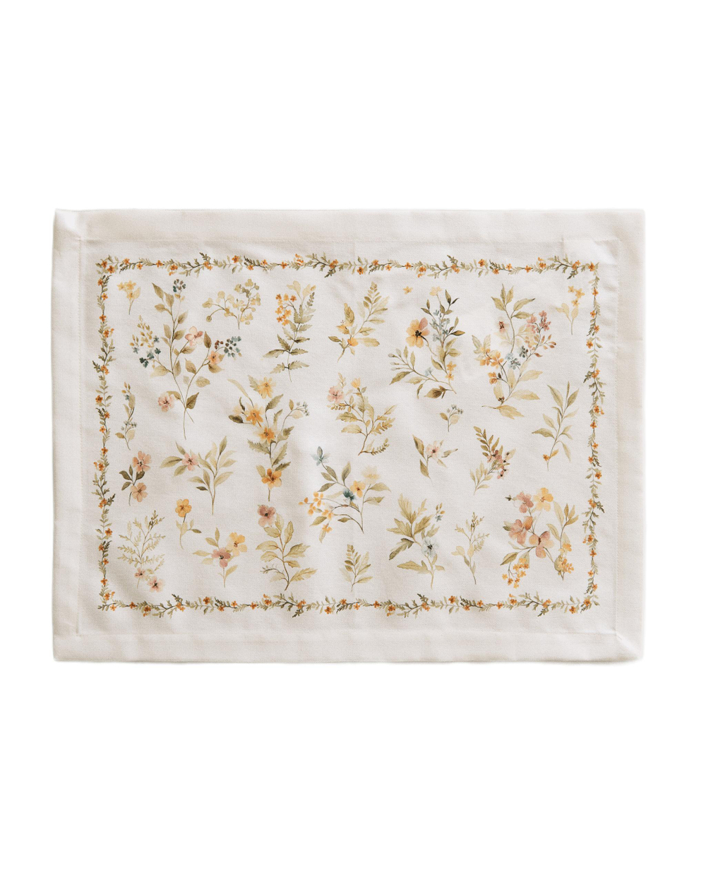 Zara Home сервировочная салфетка из хлопка, цветочный мотив, 50 35 см · 7239/023
