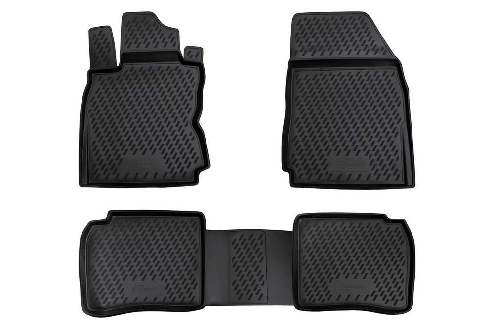 Коврики в салон для NISSAN Note (I, Ir), 2005-2013, 4 шт. (Повышенная устойчивость, повышенная износостойкость) FORMAT.CARNIS00011